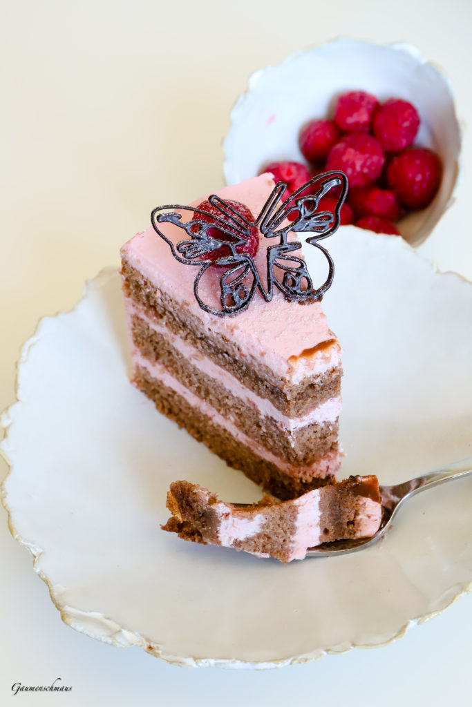 Himbeer-Topfencreme Torte – Gaumenschmaus